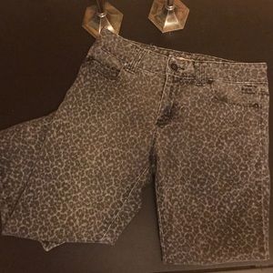 Urban Outfitters leopard jeans Silence and Noise